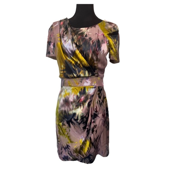 Matthew Williamson Draped Silk Blend Mini Dress - Picture 2 of 11